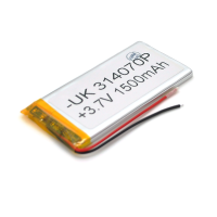 Літій-полімерний акумулятор 4*40*70mm (Li-ion 3.7В 1500мА·год)