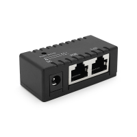 POE інжектор IEEE 802.3af PoE з портом Ethernet 10 / 100 Мбіт / с