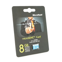 Карта пам'яті Microflash Micro SD швидкість передачі даних 28MB / s, class10, 8G Карта пам'яті Microflash Micro SD швидкість передачі даних 28MB / s, class10, 8G