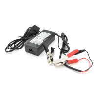 Зарядний пристрій Merlion для акумуляторів LiFePO4 12V(14,6V),4S,3A-36W + крокодили,BOX,Q50 Зарядний пристрій Merlion для акумуляторів LiFePO4 12V(14,6V),4S,3A-36W + крокодили,BOX,Q50