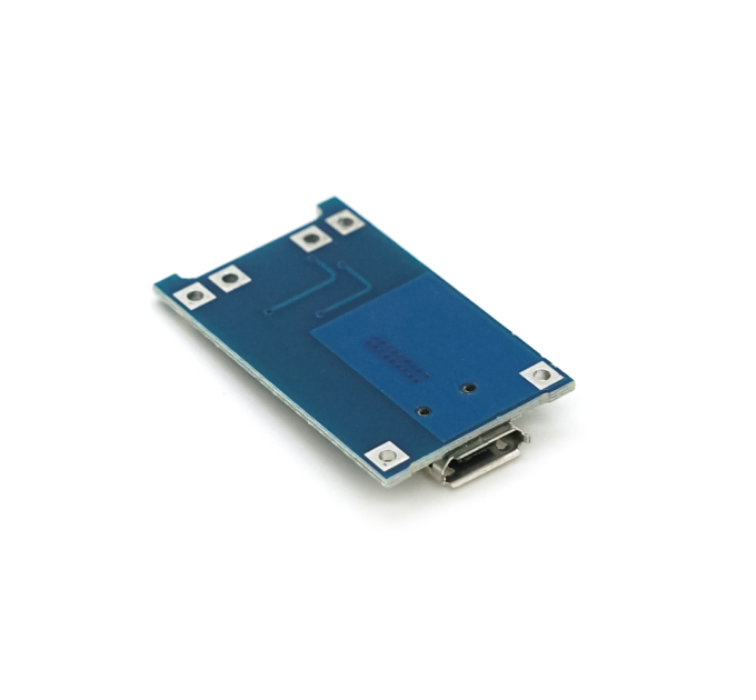 Контролер заряду для літієвої батареї 18650, 1А, роз'єм micro-USB