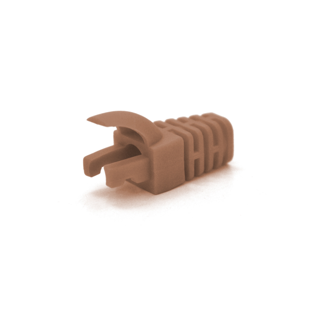 Ковпачок ізолюючий RJ-45 Brown Cat.5 / Cat.6 (100 шт / уп.) Q100