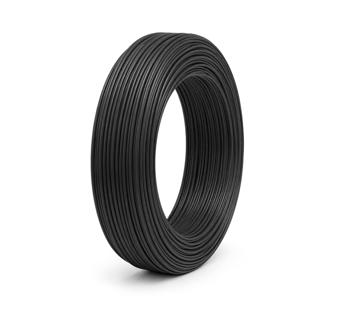 Кабель силіконовий луджений AWG 20 American Standard 20AWG / 0,5квМ / 600В, 400 метрів, негорючий, термостійкий, Black, ціна за метр