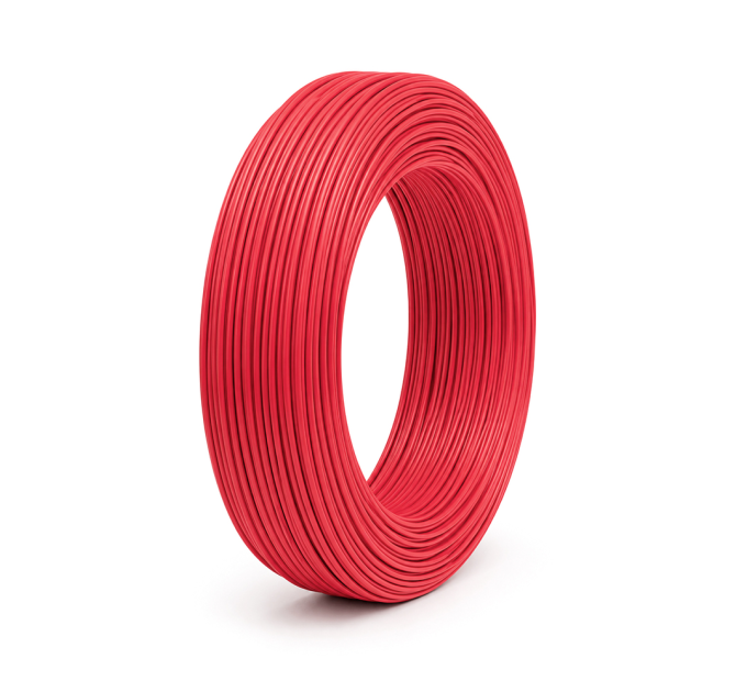Кабель силіконовий луджений AWG 20 American Standard 20AWG / 0,5квМ / 600В, 400 метрів, негорючий, термостійкий, Red, ціна за метр