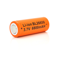 Акумулятор 26650 6800mAh, 3.7V (2.5-4.2V), Orange, ціна за 1 шт Акумулятор 26650 6800mAh, 3.7V (2.5-4.2V), Orange, ціна за 1 шт