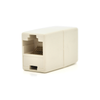 З'єднувач RJ45 8P8C мама / мама RJ45 для з'єднання кабелю, бежевий, Q100