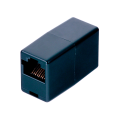 З'єднувач RJ45 8P8C мама / мама RJ45 для з'єднання кабелю, чорний, Q100