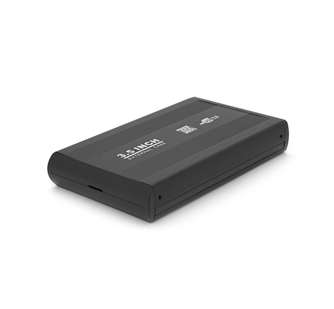 Карман , 3,5 "алюмінієвий корпус, інтерфейс USB2.0 SATA, Black