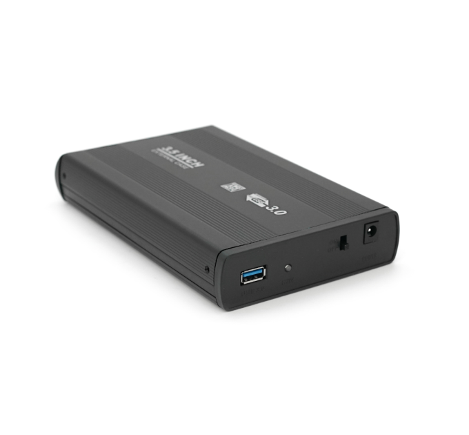 Карман , 3,5 "алюмінієвий корпус, інтерфейс USB3.0 SATA, Black