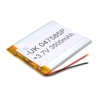 Літій-полімерний акумулятор 4*75*80mm (3500mAh 3,7V)