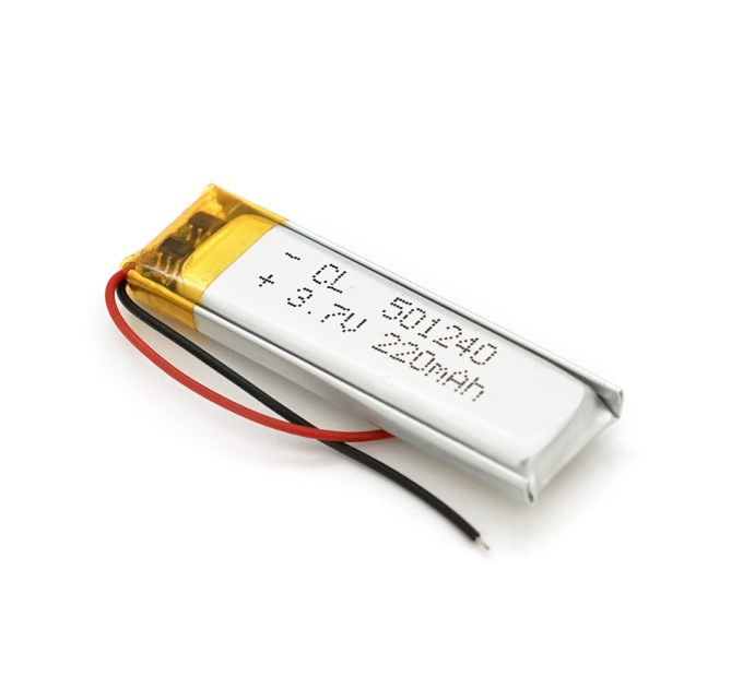 Літій-полімерний акумулятор 5*12*40mm (Li-ion 3.7В 220мА·год)
