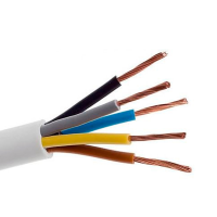 Кабель Одескабель H05VV-F 5G2,5 білий, ціна за метр Кабель Одескабель H05VV-F 5G2,5 білий, ціна за метр
