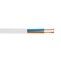 Кабель Одескабель H03VVH2-F 2*0,75 білий, бухта 100м Кабель Одескабель H03VVH2-F 2*0,75 білий, бухта 100м