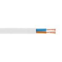 Кабель Одескабель 03VVH2-F 2*1,5 білий, бухта 100м Кабель Одескабель 03VVH2-F 2*1,5 білий, бухта 100м