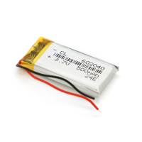 Літій-полімерний акумулятор 6*20*40mm (Li-ion 3.7В 500мА·год)