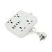 Мережевий фільтр ТВ-Т90, 4 розетки + 3 USB, 2 м, перетин 3х0, 75мм, 3000W, White, Box
