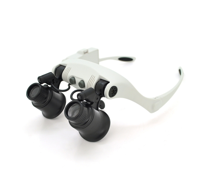 Лупа-окуляри бінокулярна NO.9892G-3А, 10Х 15X 20X 25X