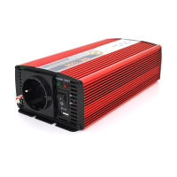 Voltage inverter ABAX OBS-1206 with correct sine wave, 600W, 12 / 220V, 1 Shuko, Box