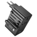 Мережевий фільтр HOCO AC18A на 1 розетку + 2 USB + USB-C, 35W, кабель 1,5 м, 220В, Black, Box
