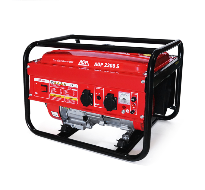 Генератор бензин AGP 2300s, однофазний 220V, 50Hz, 2,3KVA(2,2KW), об'єм 15л