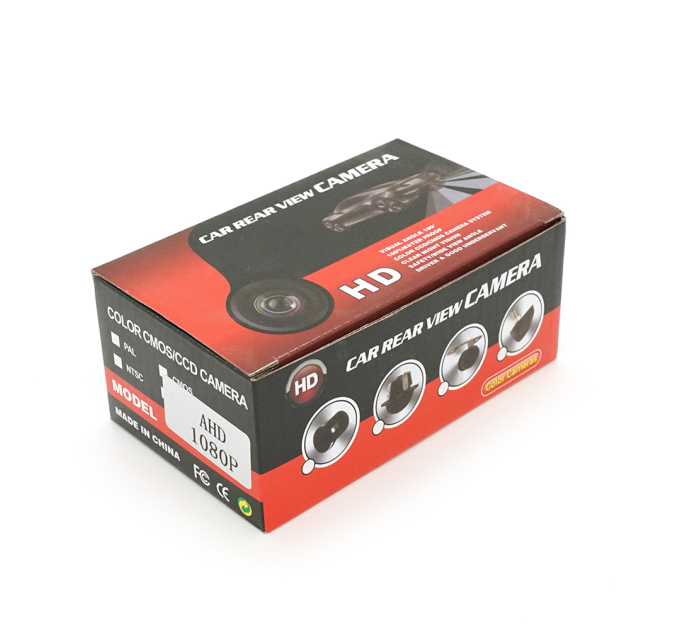 Автокамера заднього виду CAR CAM. AHD 1080p, Black, Box