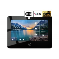 7-дюймовий сенсорний Full HD відеодомофон з WiFiLAN і пам'яттю NeoLight ALPHA HD WF black