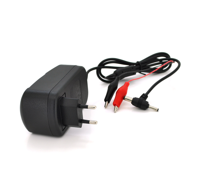 Автоматичний ЗП для акумулятора 6V / 9V / 12V,100-240V,2A, роз'єм живлення DC(5,5*2,5 / 2,5*0,7),клеми(AGM / GEL / Lead)