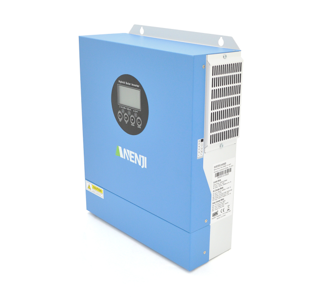 Гібридний інвертор ANENJI ANJ-2000W-12V WIFI, 2000W, 12V, charge 60A(max), 170-280V, МРРТ60-160VDC, RS485. RS232, WiFi, 358x295x100mm, 7 kg, Q1