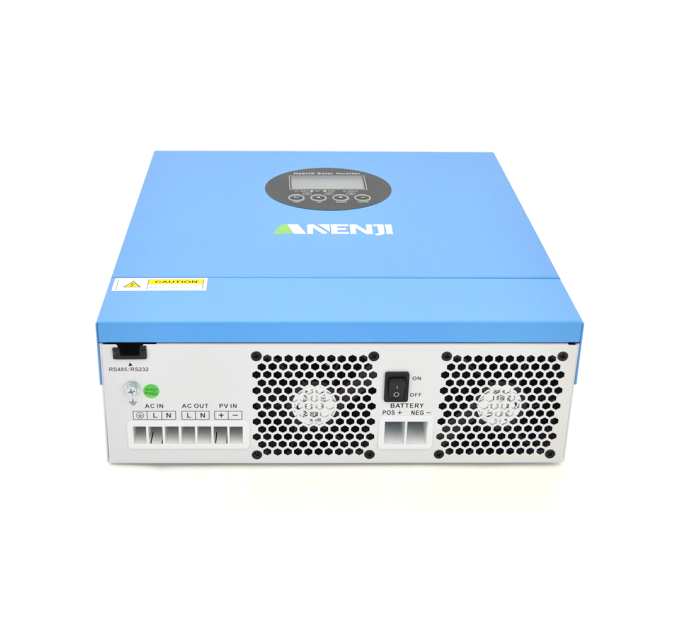 Гібридний інвертор ANENJI ANJ-2000W-12V WIFI, 2000W, 12V, charge 60A(max), 170-280V, МРРТ60-160VDC, RS485. RS232, WiFi, 358x295x100mm, 7 kg, Q1
