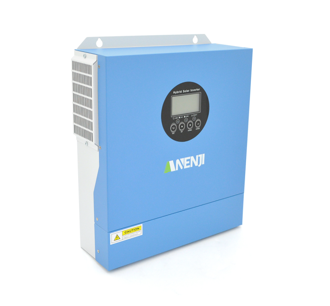 Гібридний інвертор ANENJI ANJ-2000W-12V WIFI, 2000W, 12V, charge 60A(max), 170-280V, МРРТ60-160VDC, RS485. RS232, WiFi, 358x295x100mm, 7 kg, Q1