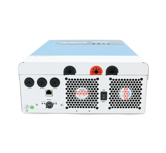 Гібридний інвертор ANENJI ANJ-HHP-II-6.2KP-WIFI, 6200W, 48V, charge 80A(max), 170-280V, МРРТ60-500VDC, RS485. RS232, WiFi, 450x300x130mm, 12 kg, Q1