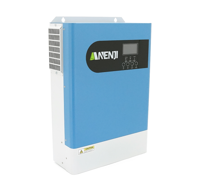 Гібридний інвертор ANENJI ANJ-HHP-II-6.2KP-WIFI, 6200W, 48V, charge 80A(max), 170-280V, МРРТ60-500VDC, RS485. RS232, WiFi, 450x300x130mm, 12 kg, Q1