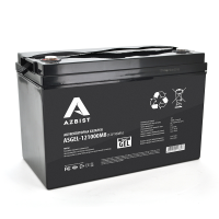 Акумулятор AZBIST Super GEL ASGEL-121000M8, Black Case, 12V 100.0Ah ( 329 x 172 x 215 ) Q1 / 36
