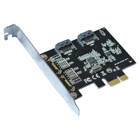 Контролер PCI-E=>SATA 3.0, ASM1061, 6Gb / s, 2 порти внутрішніх, BOX Контролер PCI-E=>SATA 3.0, ASM1061, 6Gb / s, 2 порти внутрішніх, BOX