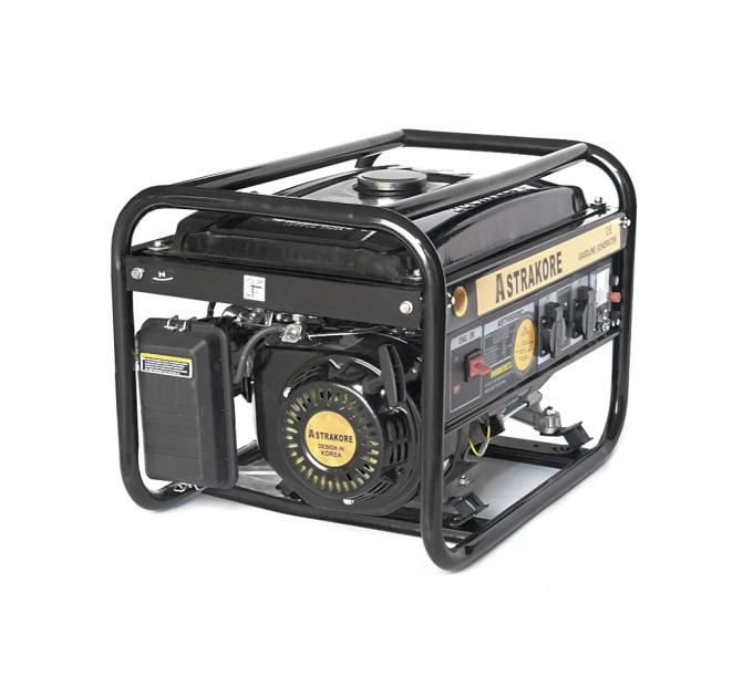 Бензиновий генератор ASTRAKORE PREMIUM COPPER - AST9900DC, однофазний 220V, 50Hz, 2.5KW, об'єм 15л
