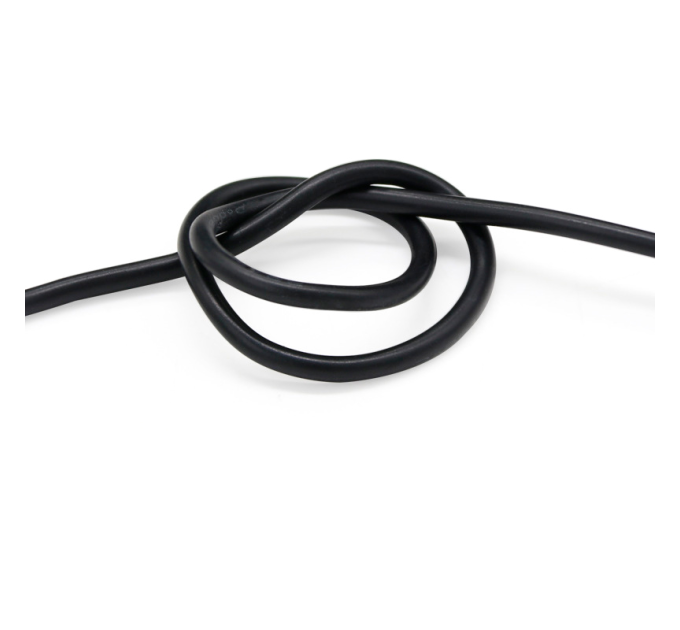 Кабель силіконовий луджений AWG 6 Black (чорний) ціна за метр