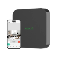 Мережевий відеореєстратор Ajax NVR (16ch) black, роздільна здатність до 4К, підтримка ONVIF / RTSP, декодування H.265 / H.264, ємність до 16Тб Мережевий відеореєстратор Ajax NVR (16ch) black, роздільна здатність до 4К, підтримка ONVIF / RTSP, декодування H.265 / H.264, ємність до 16Тб