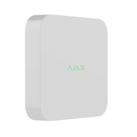 Мережевий відеореєстратор Ajax NVR DC (8ch) white, роздільна здатність до 4К, підтримка ONVIF / RTSP, декодування H.265 / H.264, ємність до 16Тб