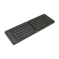 Клавіатура бездротова B023, розкладна, 67 клавіш, (Eng / Pyc), 2.4G, 280x92mm, Black, Box