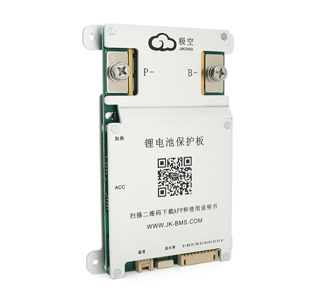BMS плата JK-B1A8S10P Li-Ion / LiFePo4 / LTO 4S-8S, 100A, CAN / RS485, 0.3mΩ, Bluetooth, Ballance 1A, підігрів + кнопка