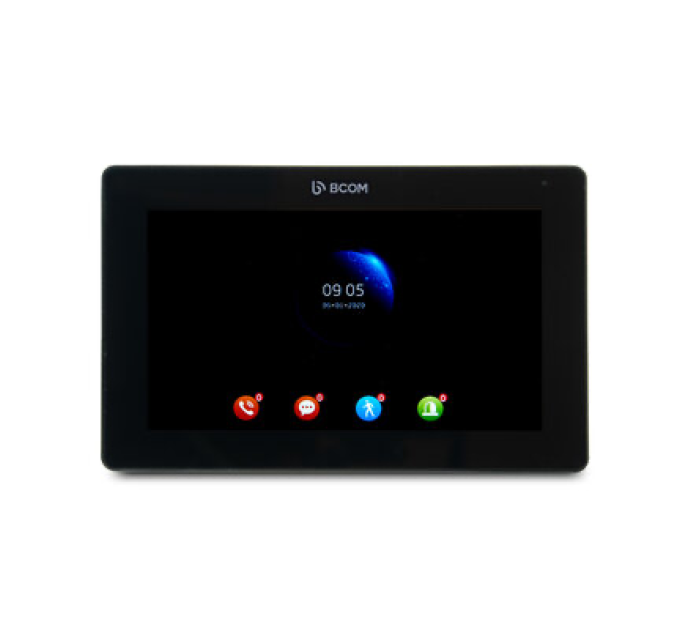 7-дюймовий HD відеодомофон BCOM BD-770FHD / T-Black з підтримкою Tuya Smart та Wi-Fi модулем