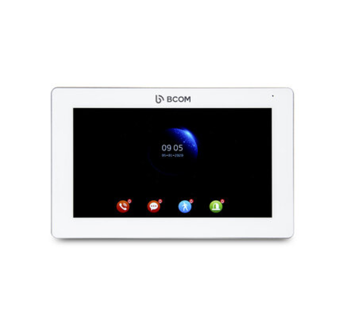 7-дюймовий HD відеодомофон BCOM BD-770FHD / T-White з підтримкою Tuya Smart та Wi-Fi модулем
