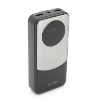 Power bank BETWEEN BTW-P6 20000mAh, 22.5W, 2 кабелі: Type-C+Lighting, Black, 490g, Box
