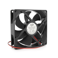 Кулер корпусний BRUSHLESS, 92x92x25mm, 12V / 0.15A, 2-pin, Black, OEM