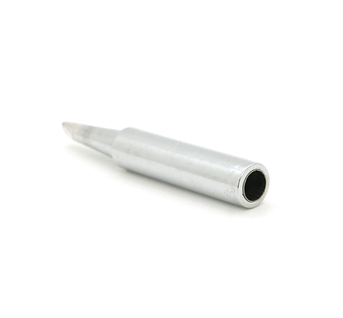 Жало для паяльника BAKKU BK-900M-T-2.4D,silver, 4*6.3mm, мідь, гальванічне покриття, висока теплопровідність, швидке нагрівання, перо широке