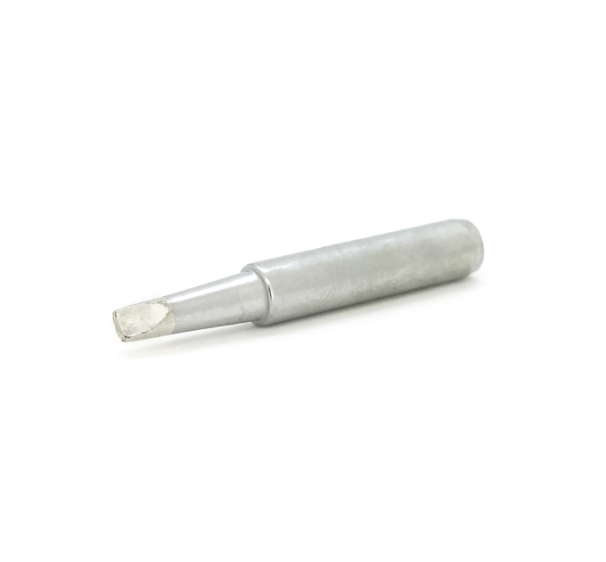 Жало для паяльника BAKKU BK-900M-T-3.2D,silver, 4*6,3mm, мідь, гальванічне покриття, висока теплопровідність, швидке нагрівання, широкий конус