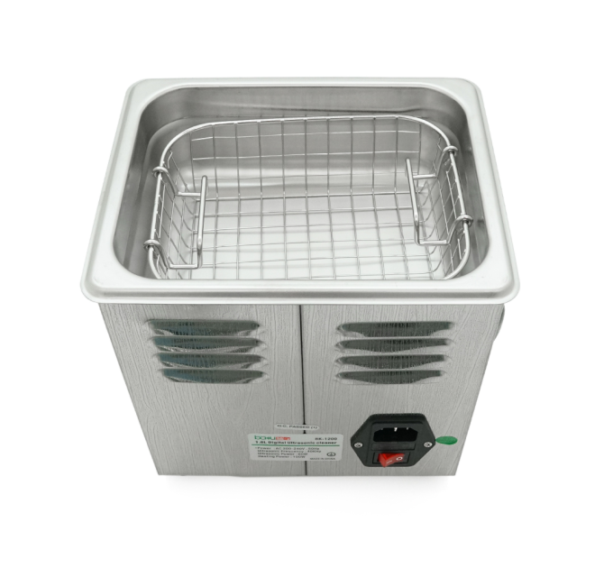 Ультразвукова ванна BAKKU BK-1200 з функцією дегазації рідини (1.6L, 60W, 40 kHz, підігрів до 80 гр. C, таймер до 99 хв.)
