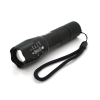 Ліхтарик ручний Bailong BL-A-5, Led-CREE Q5, Zoom, 4 реж., корпус-алюміній, водостійкий, ударостійкий, живлення 18650 (немає в комплекті), IP40, BOX