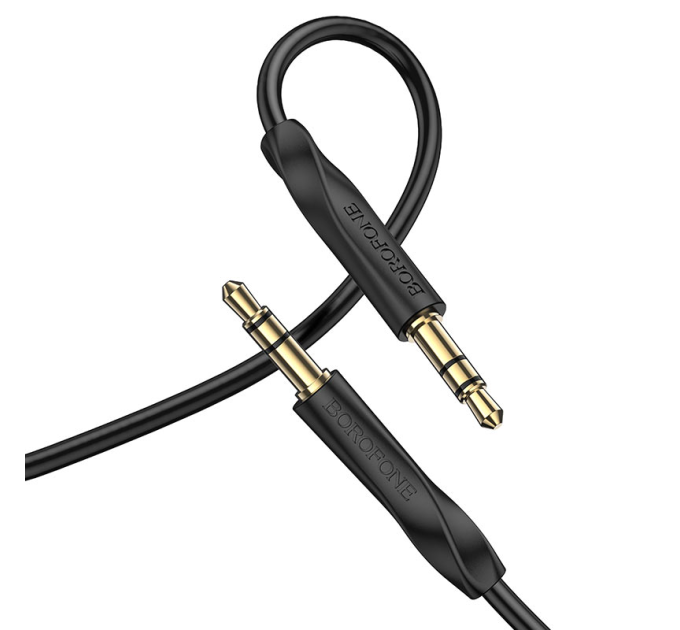 Кабель Borofone BL16 DC3.5 тато-тато 1.0м, круглий, Black, Box