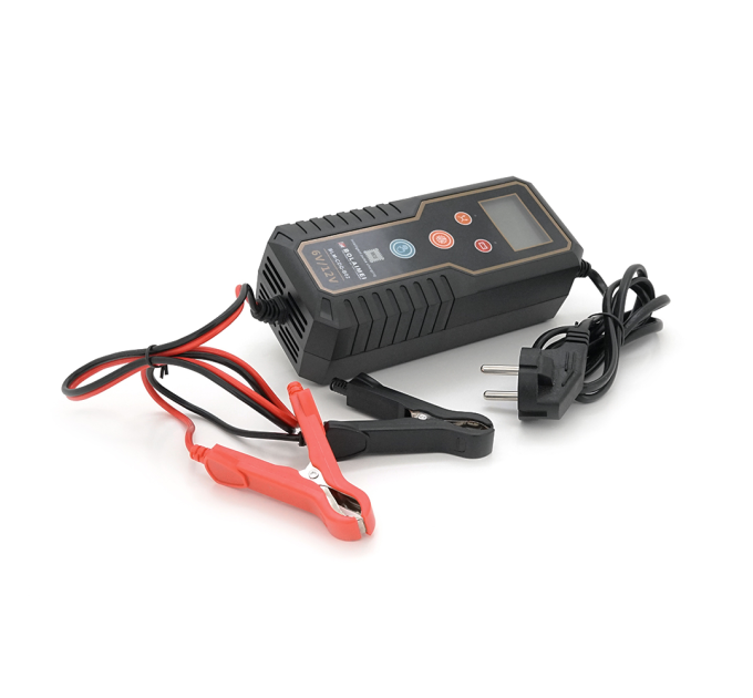 Автоматичне ЗУ для акумулятора 6V / 12V, BLM-B02,100-240V, 1,5A, LCD, клеми(AGM / GEL / Lead)